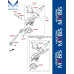 mobis steering column shaft hyundai accent 2010-20