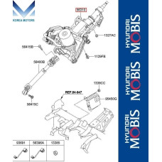 MOBIS STEERING COLUMN SHAFT HYUNDAI GRANDEUR 2011-16