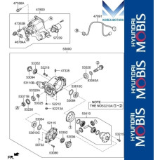 50-501 REAR DIFFERENTIAL HYUNDAI KONA 2017-20