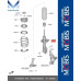 mobis front shock absorber hyundai nexo 2018-24