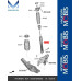 mobis rear shock absorber for hyundai nexo 2018-24 mobis rear shock absorber for hyundai nexo 2018-24