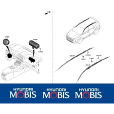 AIRBAG MODULE PASSENGER HYUNDAI SANTA FE TM 2018-23 