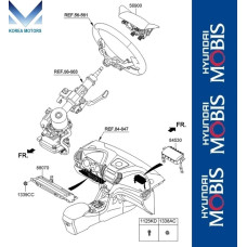 AIRBAG MODULE PASSENGER HYUNDAI SANTA FE DM 2012-15