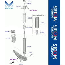 MOBIS REAR SHOCK ABSORBER HYUNDAI SANTA FE TM 2020-23