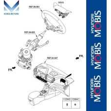 AIRBAG MODULE PASSENGER HYUNDAI SANTA FE CM 2009-12