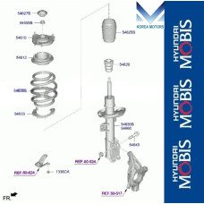 MOBIS FRONT SHOCK ABSORBER HYUNDAI TUCSON NX4 2020-23