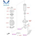 mobis front shock absorbers hyundai i30 2016-20