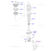 MOBIS FRONT SHOCK ABSORBERS FOR HYUNDAI I30 2012-15