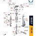 mobis front shock absorbers kia quoris k9 k900 2018-21