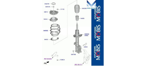 mobis front shock absorbers for kia carnival ka4 2020-23 mobis front shock absorbers for kia carnival ka4 2020-23