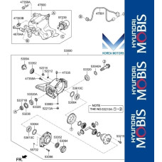 50-501 REAR DIFFERENTIAL KIA SELTOS 2019-22