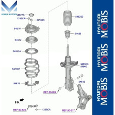 MOBIS FRONT SHOCK ABSORBERS FOR KIA SELTOS 2019-22
