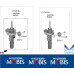 MOBIS FRONT SHOCK ABSORBERS 2WD 4WD KIA STINGER 2020-23