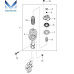 new front shock absorber ssangyong korando c 2011-20