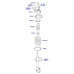 mobis fr rr shock absorbers hyundai matrix lavita 2001-06