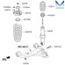 mobis front shock absorbers kia mohave borrego 2016-19