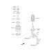 mobis front shock absorbers kia morning picanto 2017-20