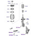mobis front shock absorber hyundai palisade 2018-21 mobis front shock absorber hyundai palisade 2018-21
