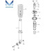 new front shock absorber ssangyong rodius 13-20