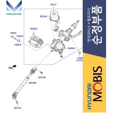 MOBIS COLUMN UPPER JOINT HYUNDAI SANTA FE 2012-18