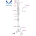 mobis front shock absorber hyundai santa fe 15-18 mobis front shock absorber hyundai santa fe 15-18