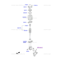 MOBIS FRONT SHOCK ABSORBER FOR HYUNDAI SANTA FE 2012-16