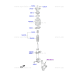 mobis front shock absorber for hyundai santa fe 2012-16