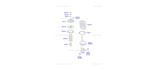 mobis front shock absorber hyundai santa fe 2000-05