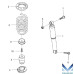 original rear shock absorbers ssangyong tivoli 2015-20