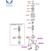mobis front shock absorber hyundai tucson 2013-15