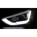 autolamp 3d led headlights hyundai santa fe dm - 2012-15