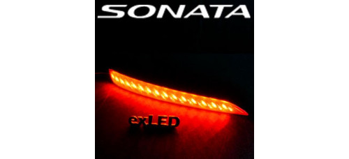 rear reflector 1533l2 led module hyundai sonata lf 2014-15