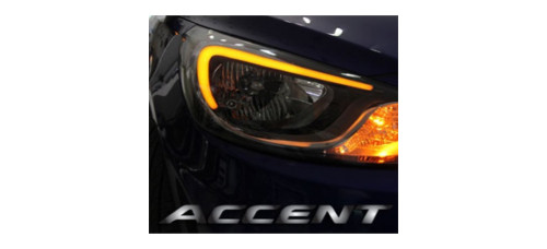 exled hyundai new accent 2-way eyeline led module set exled hyundai new accent 2-way eyeline led module set