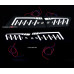 exled panel taillights 1533l2 led modules kia forte 2008-12