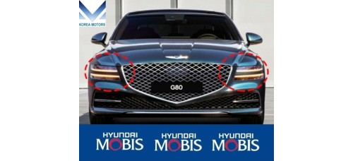 mobis led headlamp set for hyundai genesis g80 rg3 2020-26