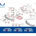 mobis led rear reverse lamp hyundai santa fe mx5 2023-26