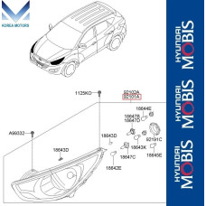 MOBIS HEADLAMP SET FOR HYUNDAI TUCSON IX35 2009-13Y