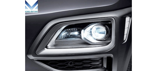 mobis fog lamp led iron man type hyundai kona 2017-20