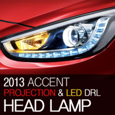 MOBIS LED DRL HEADLIGHTS HYUNDAI ACCENT 2010-13