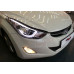 mobis led projection headlights hyundai elantra 2010-15