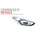 mobis led projection headlights hyundai elantra 2010-15