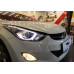 mobis led projection headlights hyundai elantra 2010-15