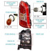 ssangyong rear combi taillamp rexton w 2012-17