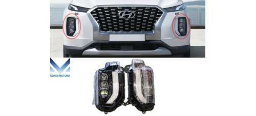 mobis headlamp triple lens led hyundai palisade 2018-21