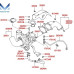 new turbocharger 2820042700 engine hyundai kia 2001-20