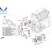 mobis pump coolant engine a1-a2 d4cb hyundai kia 2001-22
