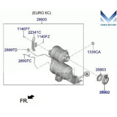 mobis converter catalytic diesel hyundai kia 2018-25