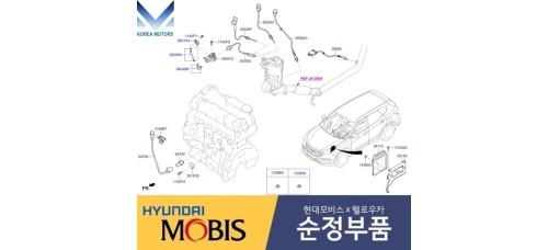 mobis ecu set-assy d4hb for hyndai santa fe 2015-18
