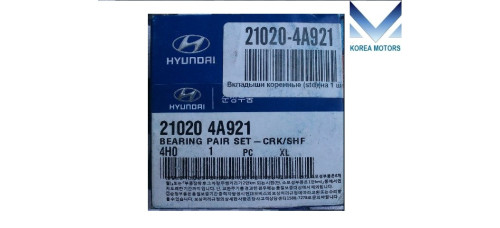 bearing pair set-crk/shf engine d4hb hyundai kia 2010-17