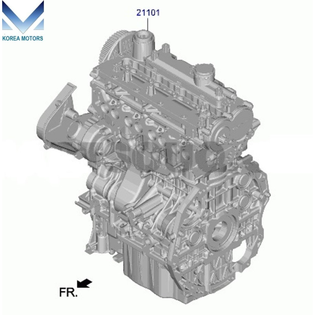MOBIS ENGINE DIESEL D4HE COMPLETE FOR HYUNDAI KIA 2020-23